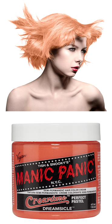 Manic Panic Semi Permanent Vegan Hair Dye Creamtones Dreamsicle