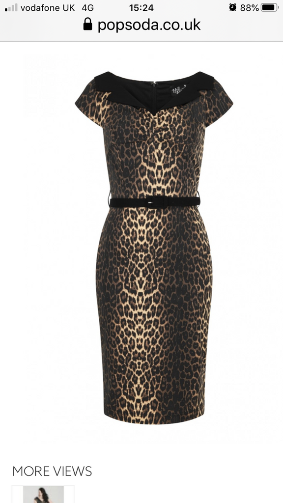 leopard print dress plus size uk