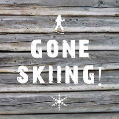 gone skiing ski stuff home decor