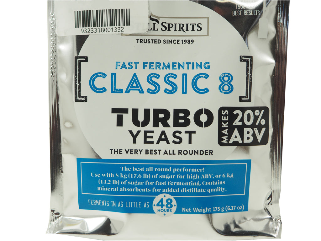 A Package of Still Spirits Classic 8 Turbo Yeast best all round performer 20% 