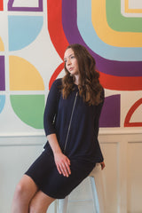 The Everything Dress in Navy