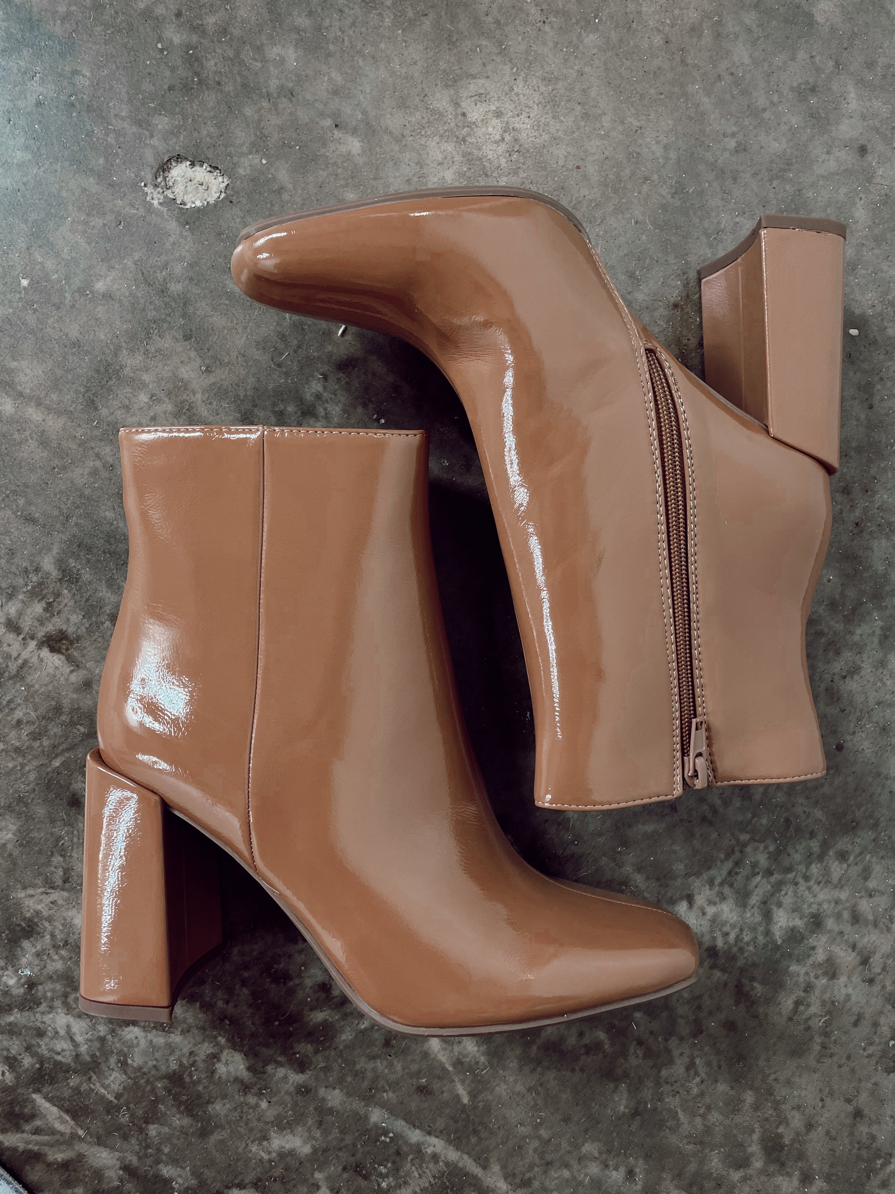 Ysela Booties in Camel