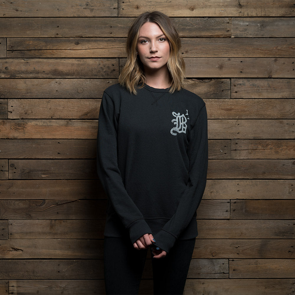 FULL BLOOD CREW NECK BLACK | labiela.com