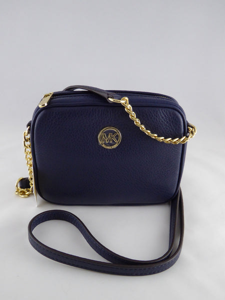 michael kors fulton crossbody navy