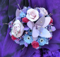 Paper bridesmaid bouquet