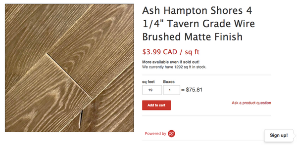 Ash discount wood flooring