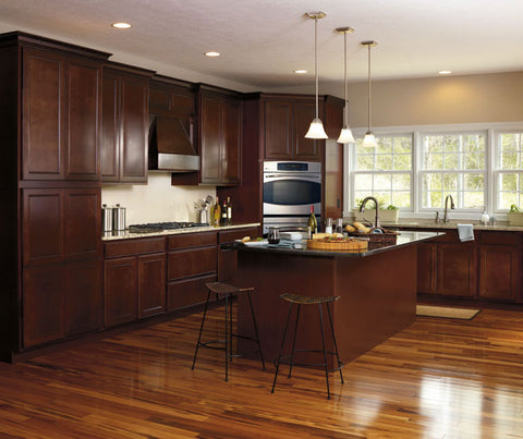 Aristokraft Maple Landen Kitchen with Java Glaze Finish