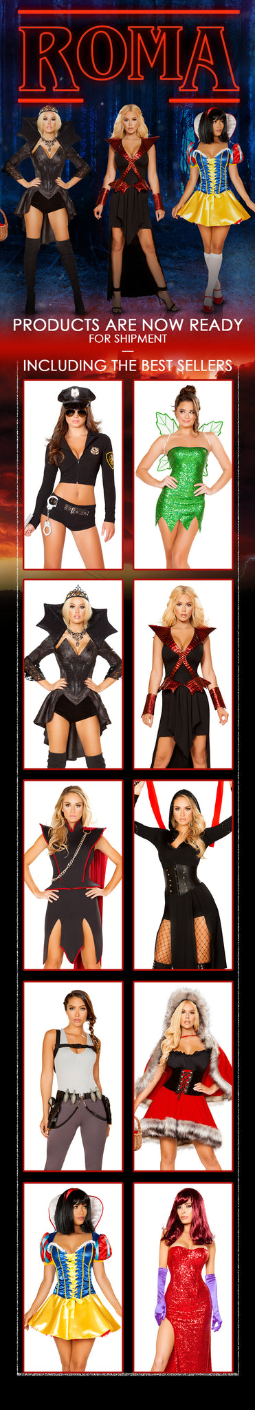 Roma's 2018 Halloween Costume Collection