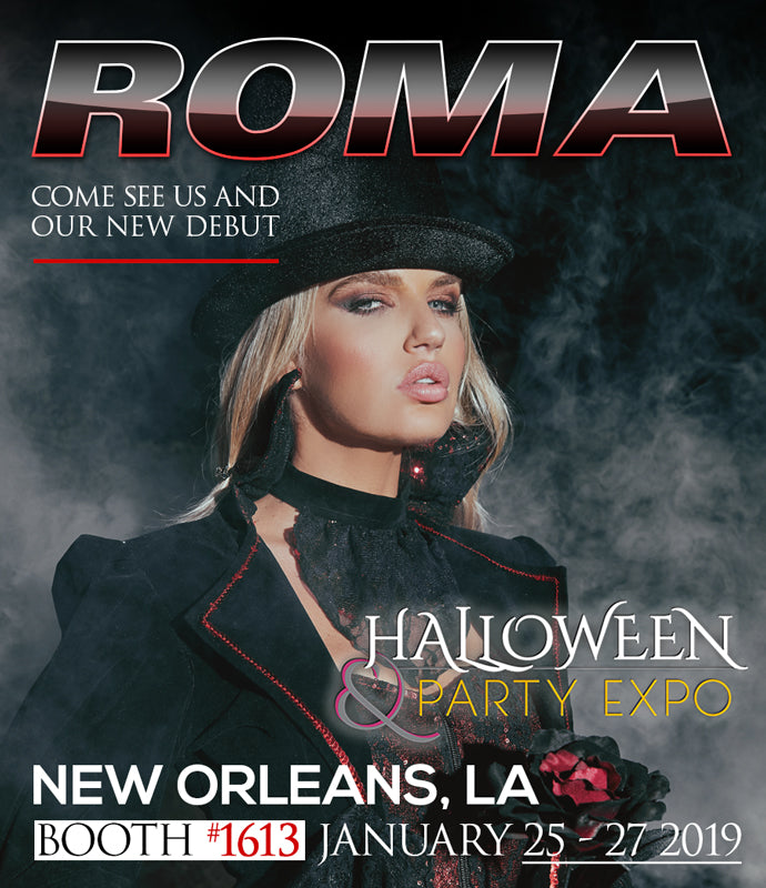 Roma at the Halloween and Party Expo in New Orleans