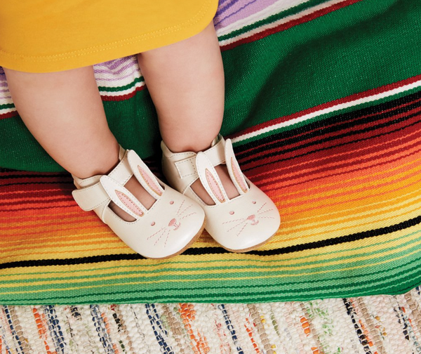 livie and luca white bunny shoes