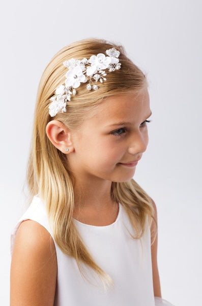 little white flowers for hair