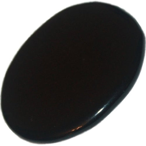 Black Obsidian Palm Stone