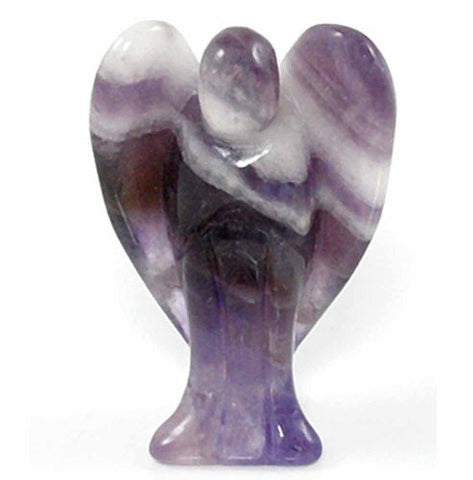 Amethyst Pocket Angel Carving