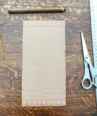 Making the Cardboard Loom