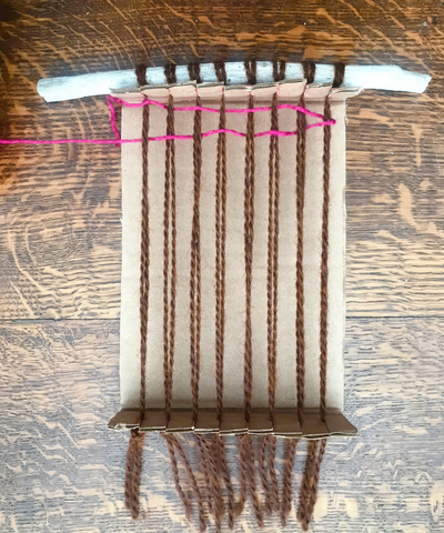 Cardboard Loom Weaving - Bella Luna Toys Blog