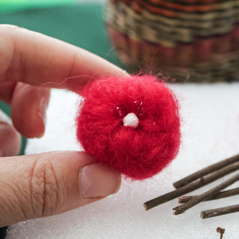 Step 6 - Wool Felted Apples Tutorial - Bella Luna Toys