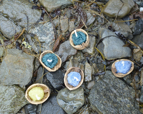 Walnut Boats for Candlemas