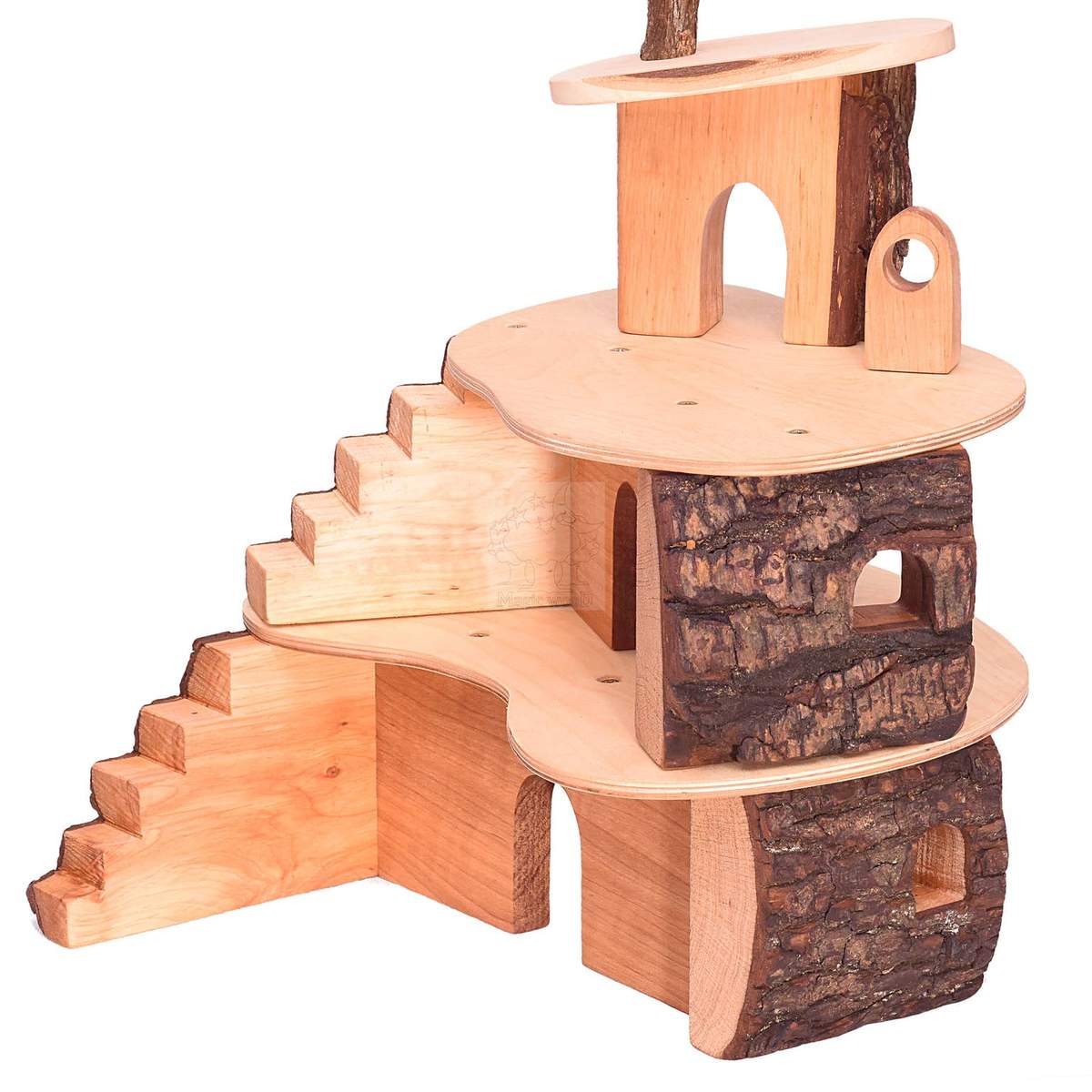 wooden treehouse toy