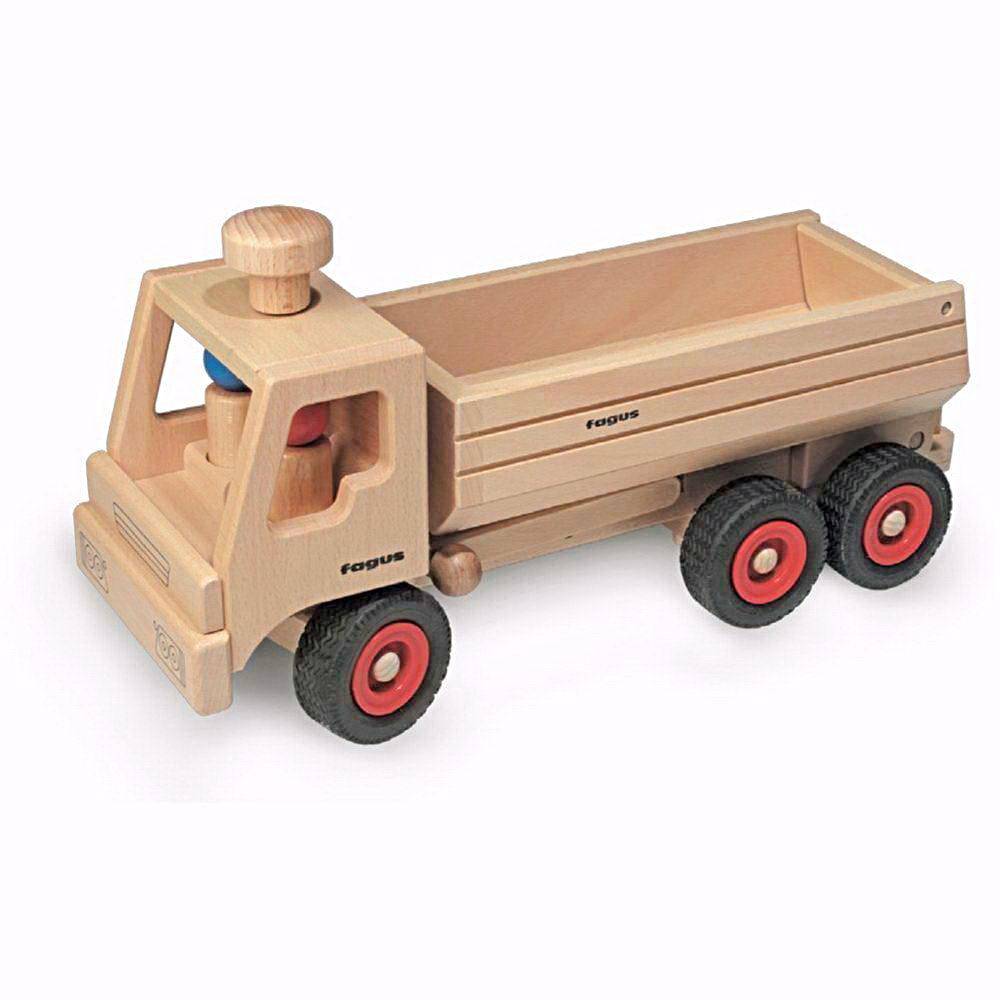 wooden dump truck