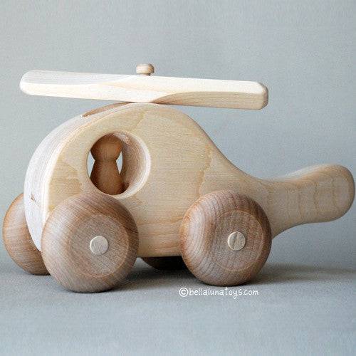 wooden helicopter