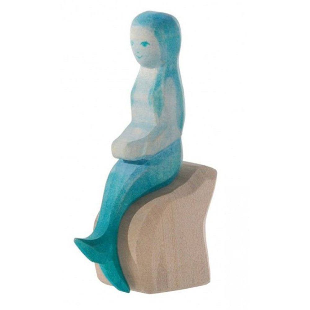 wooden mermaid toy