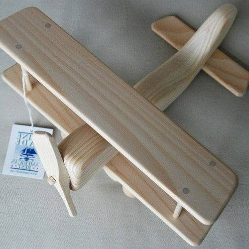 wooden airplane toy