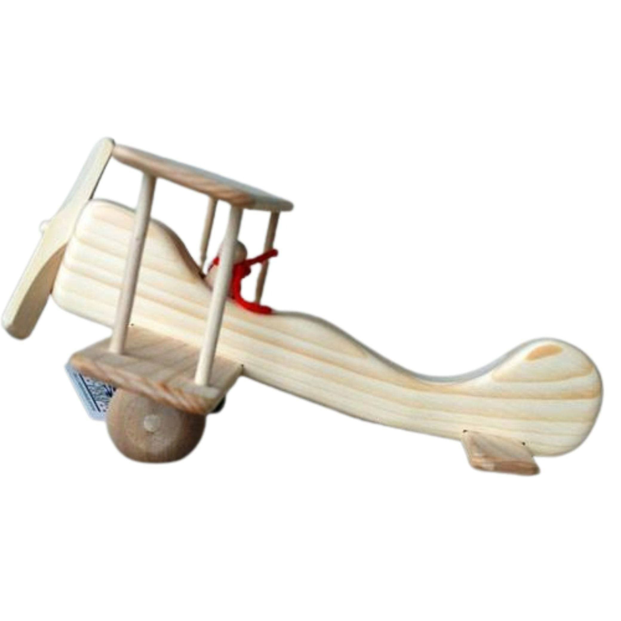 Mini Wooden Aircraft Airplane Educational HandMade Toys Baby Kids Children J&S 