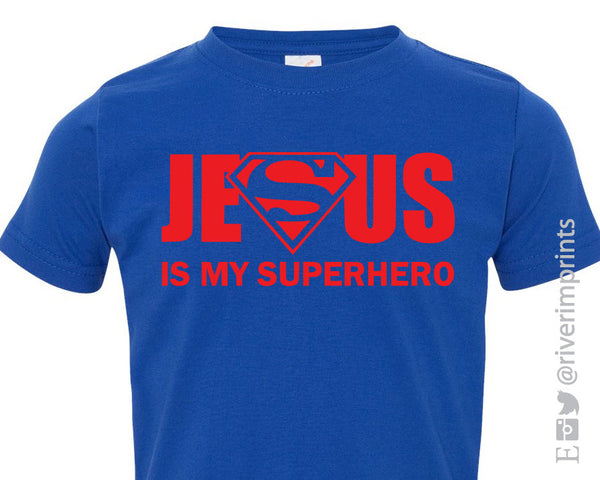 superhero shirt with jesus