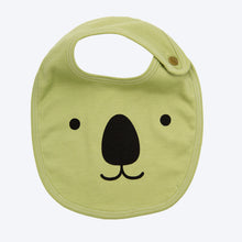 Load image into Gallery viewer, Organic Cotton Koala Bib - Green
