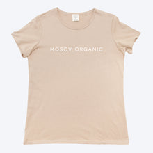 Load image into Gallery viewer, Organic Cotton Logo T-shirt - beige
