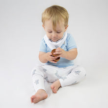 Load image into Gallery viewer, Organic Cotton Bib - Beach Chairs
