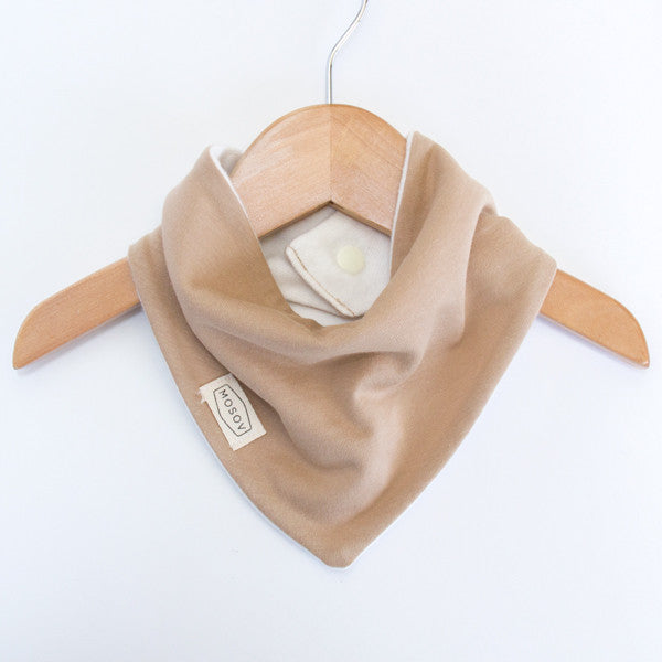 Organic Cotton Bib - Beige