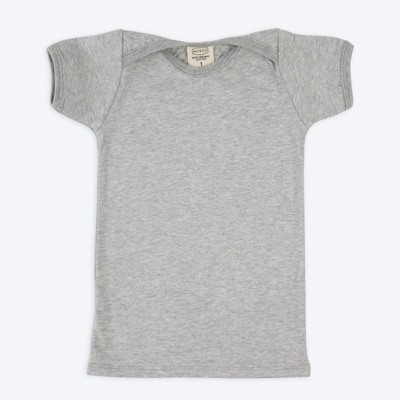 Baby Organic Shirt - Grey Marle