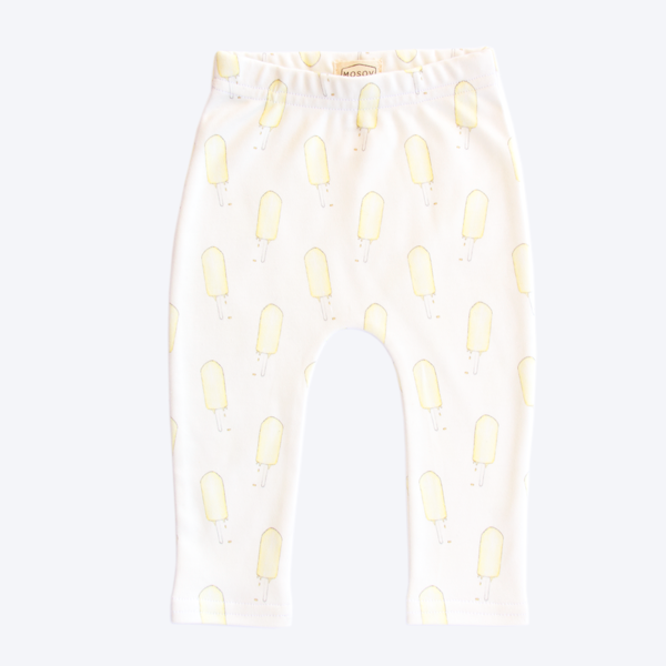 Organic cotton baby pants - icecreams