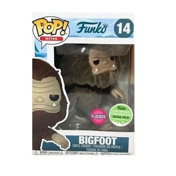 bigfoot flocked funko pop