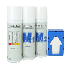 Mistral Security, Drug Detection Aerosol Products, D4D, Meth-Test, Herosol, Cannabispray, Coca-Test