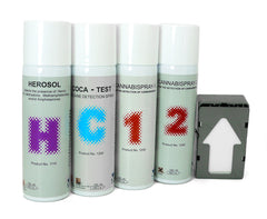 Mistral Security, Drug Detection Aerosol Products, D4D, Meth-Test, Herosol, Cannabispray, Coca-Test