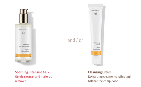 Dr. Hauschka Cleansing Milk and Cleansing Cream