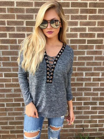 Fall trends lace up top
