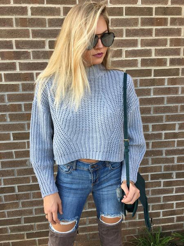 Cropped sweater