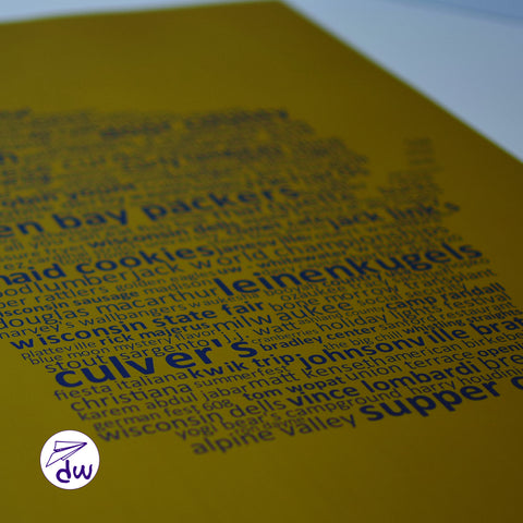WI | Blue & Gold - Prints & Framed Prints