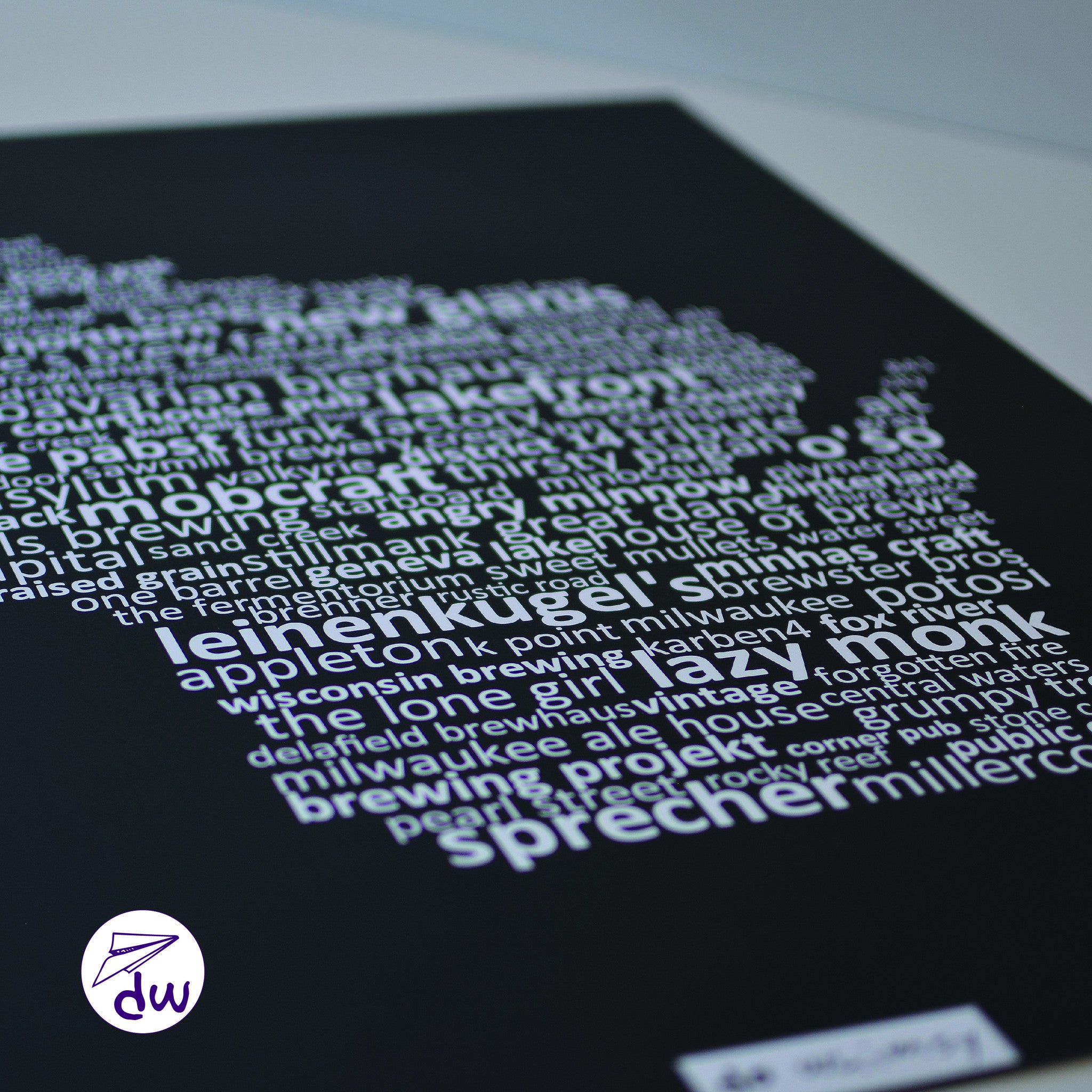 Brewed in WI - Prints & Framed Prints