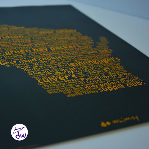 WI | Blue & Gold - Prints & Framed Prints