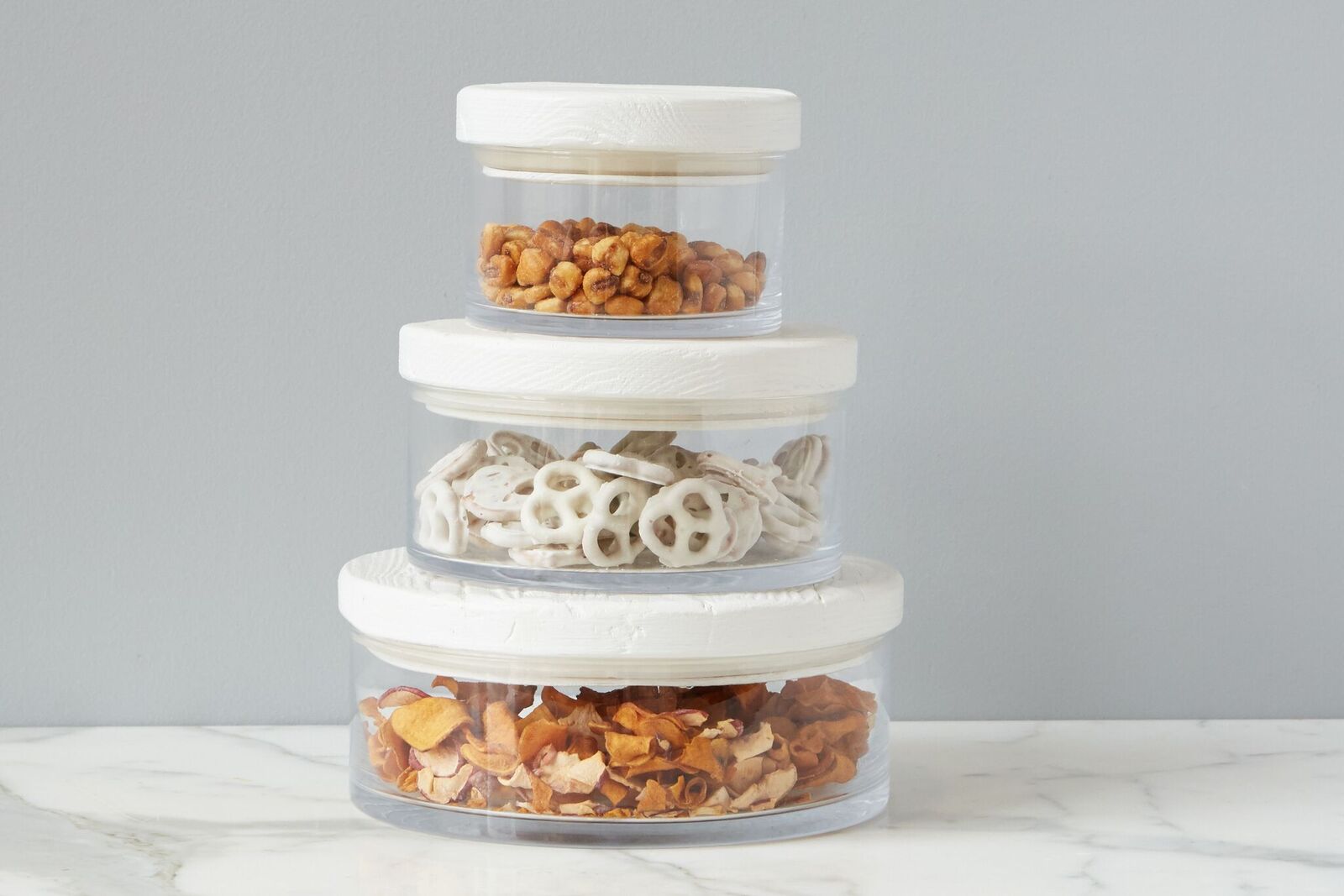 Bianca Wood Top Canister, Large