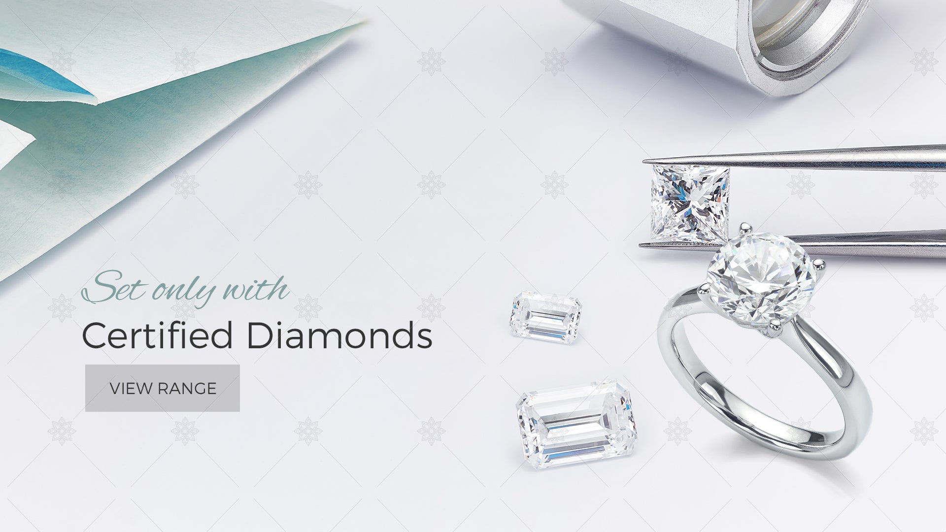 Diamond Jewellery Website Banner