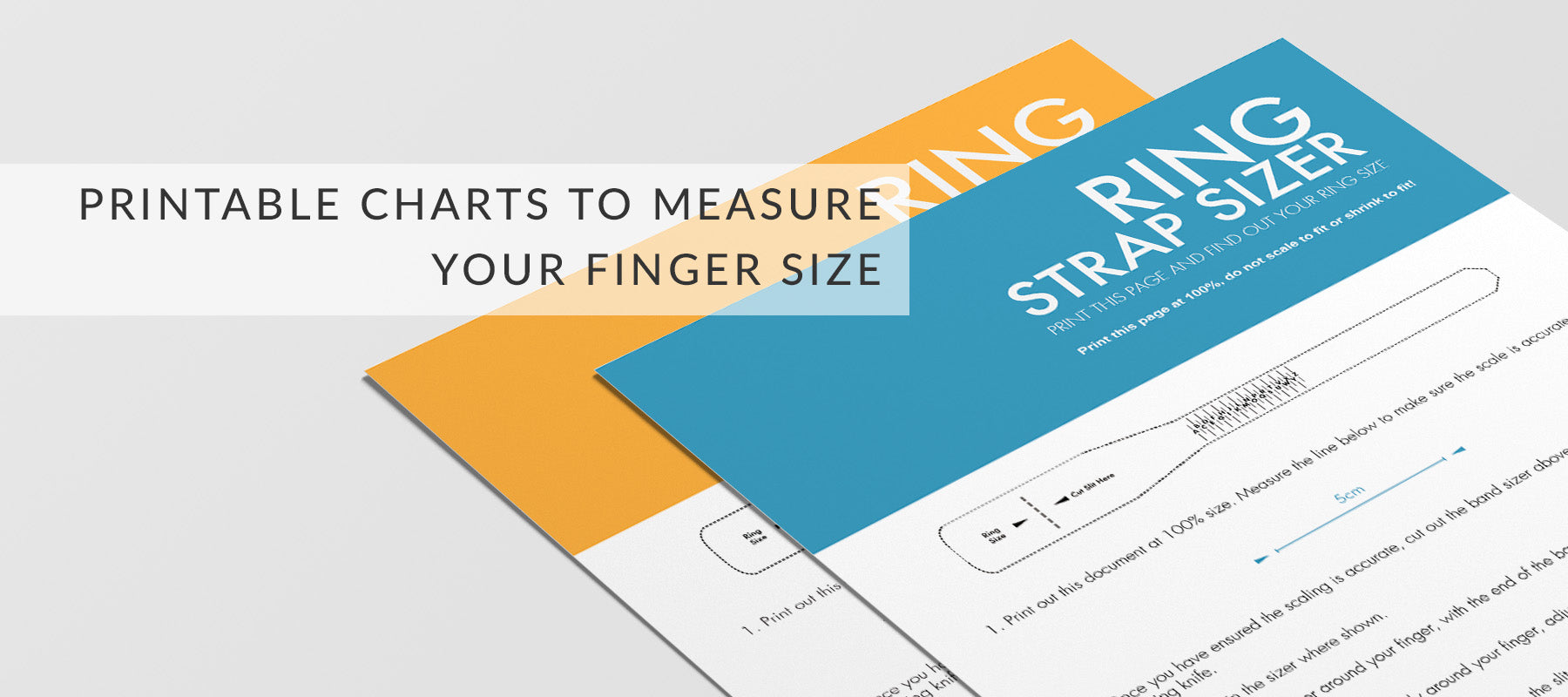 printable finger size chart