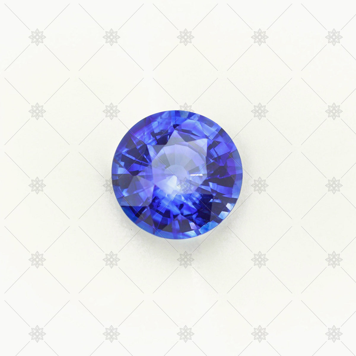 Round blue sapphire 