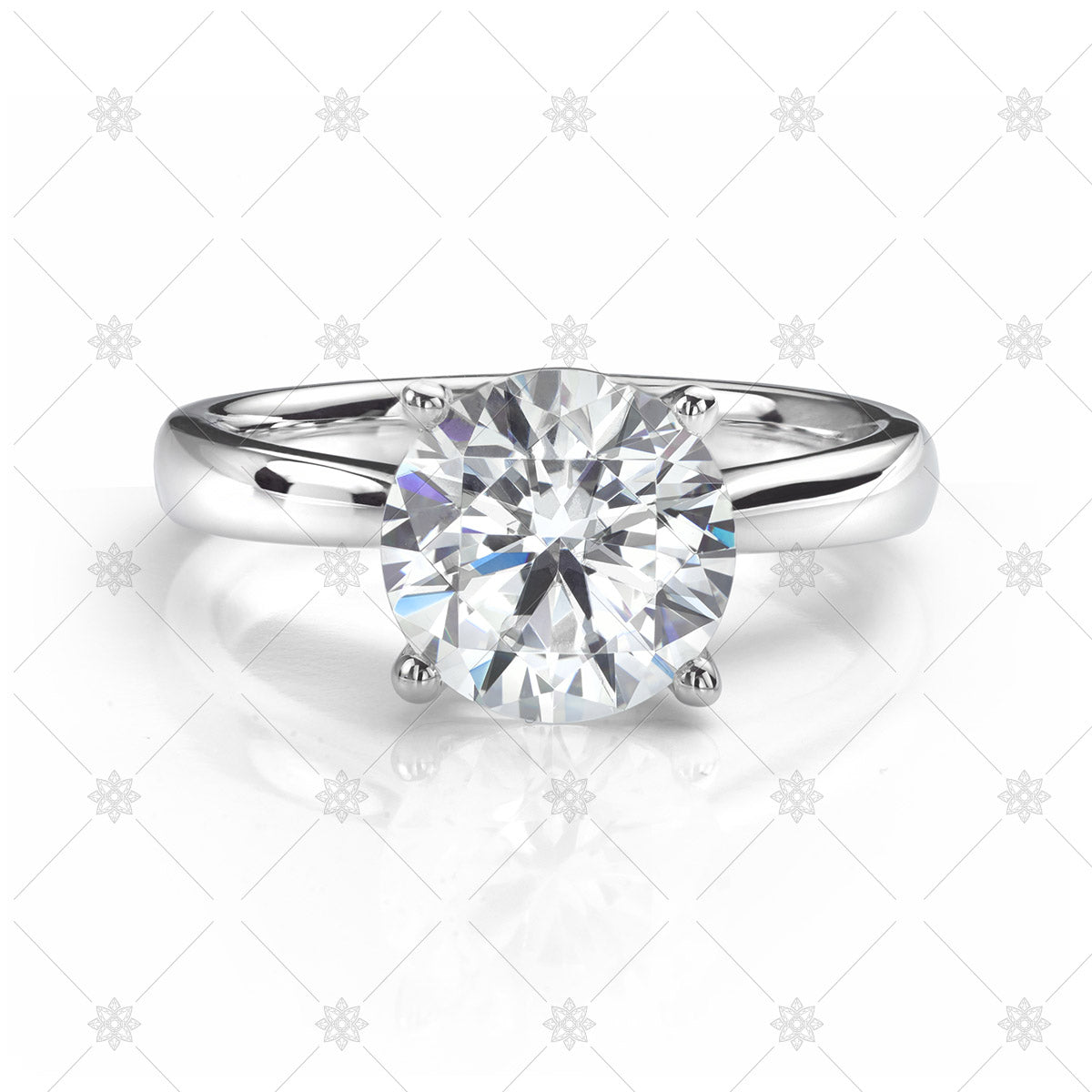 perfect solitaire diamond ring