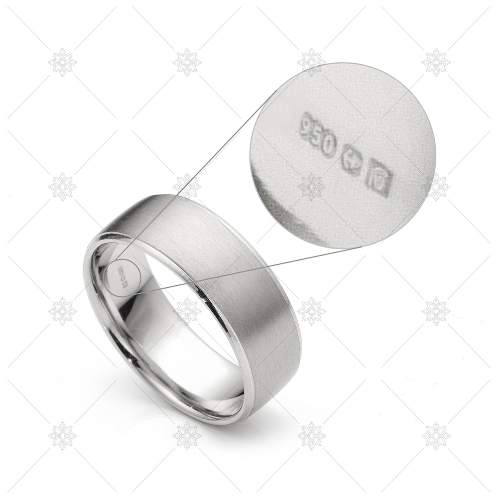 mens satin wedding ring