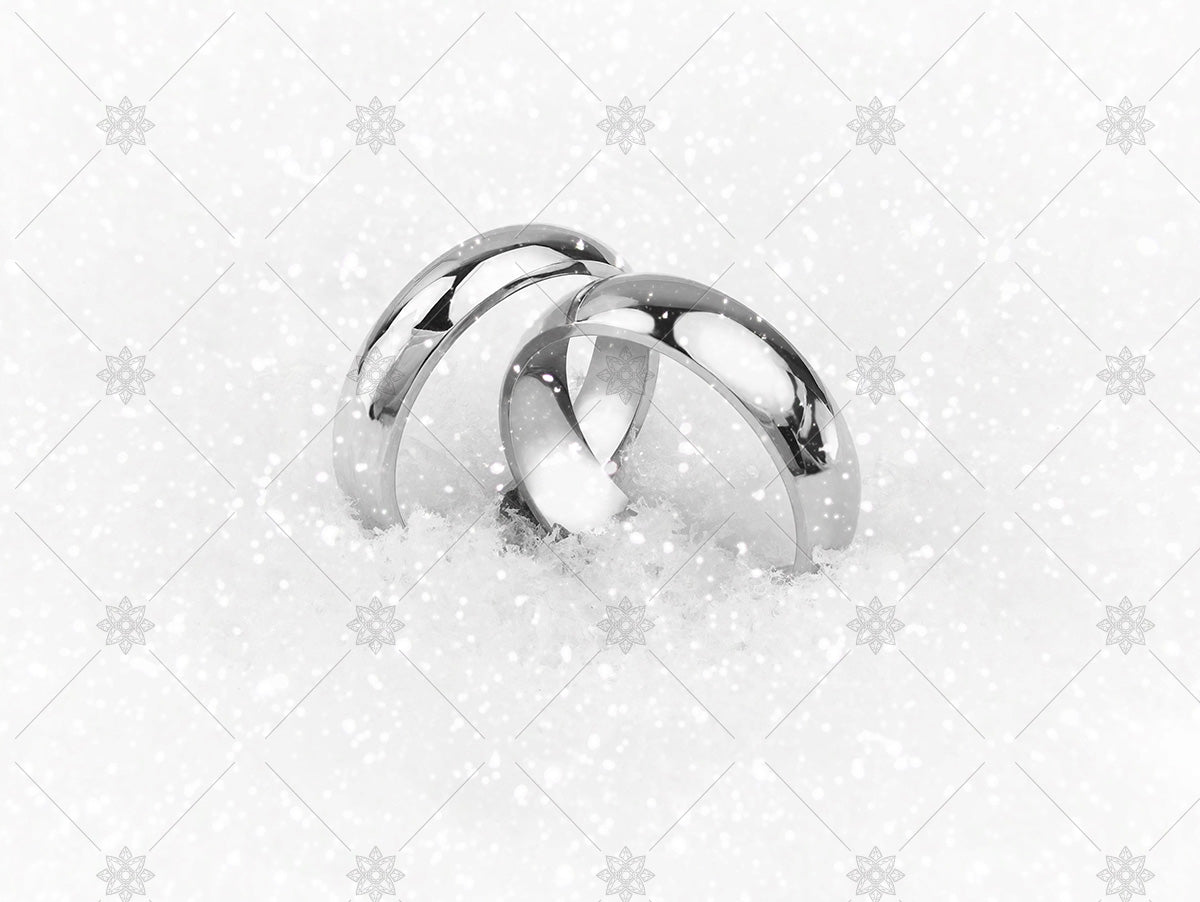 winter wedding rings